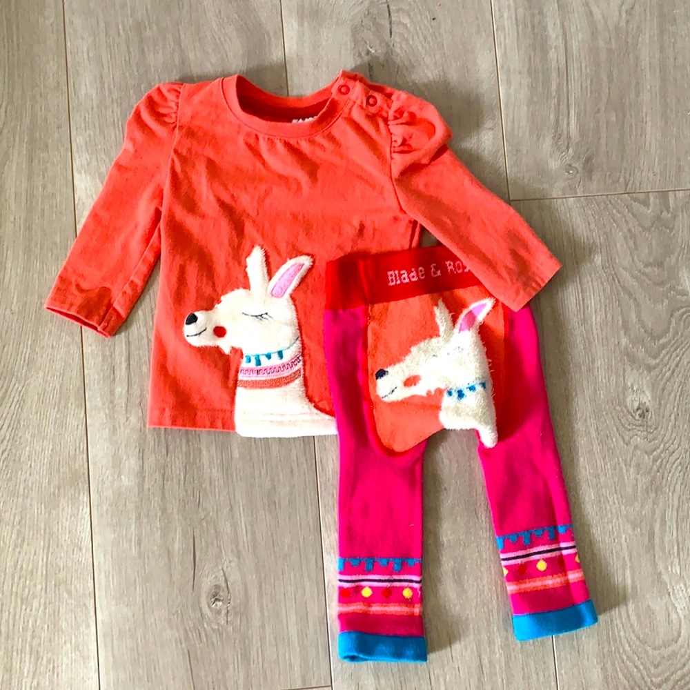 Blade and Rose two piece set size 6-12 months EUC